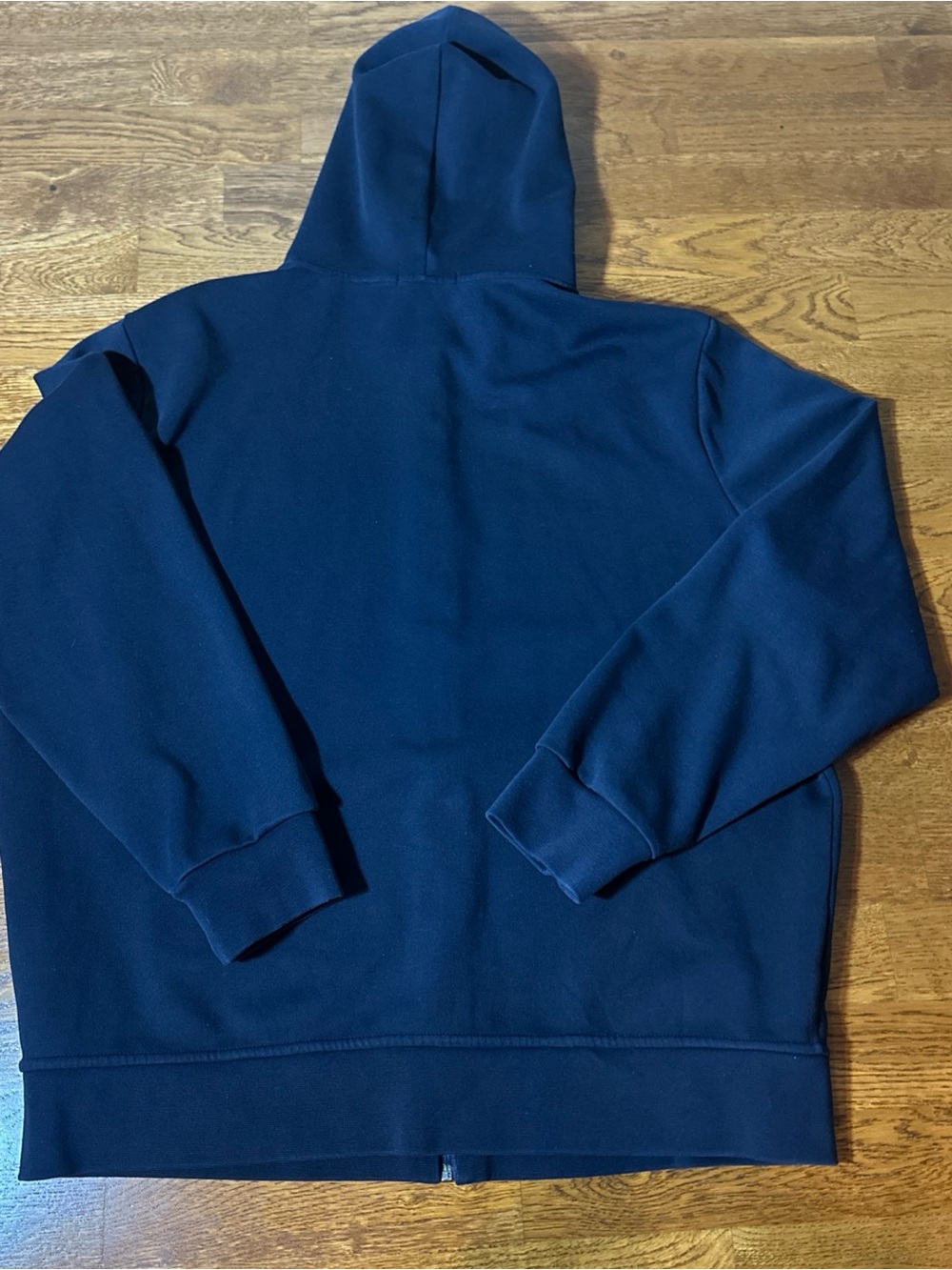 Polo Ralph Lauren Navy Zip Up Hoodie XL Classic Grey Pony Navy Blue Performance - Picture 2 of 6